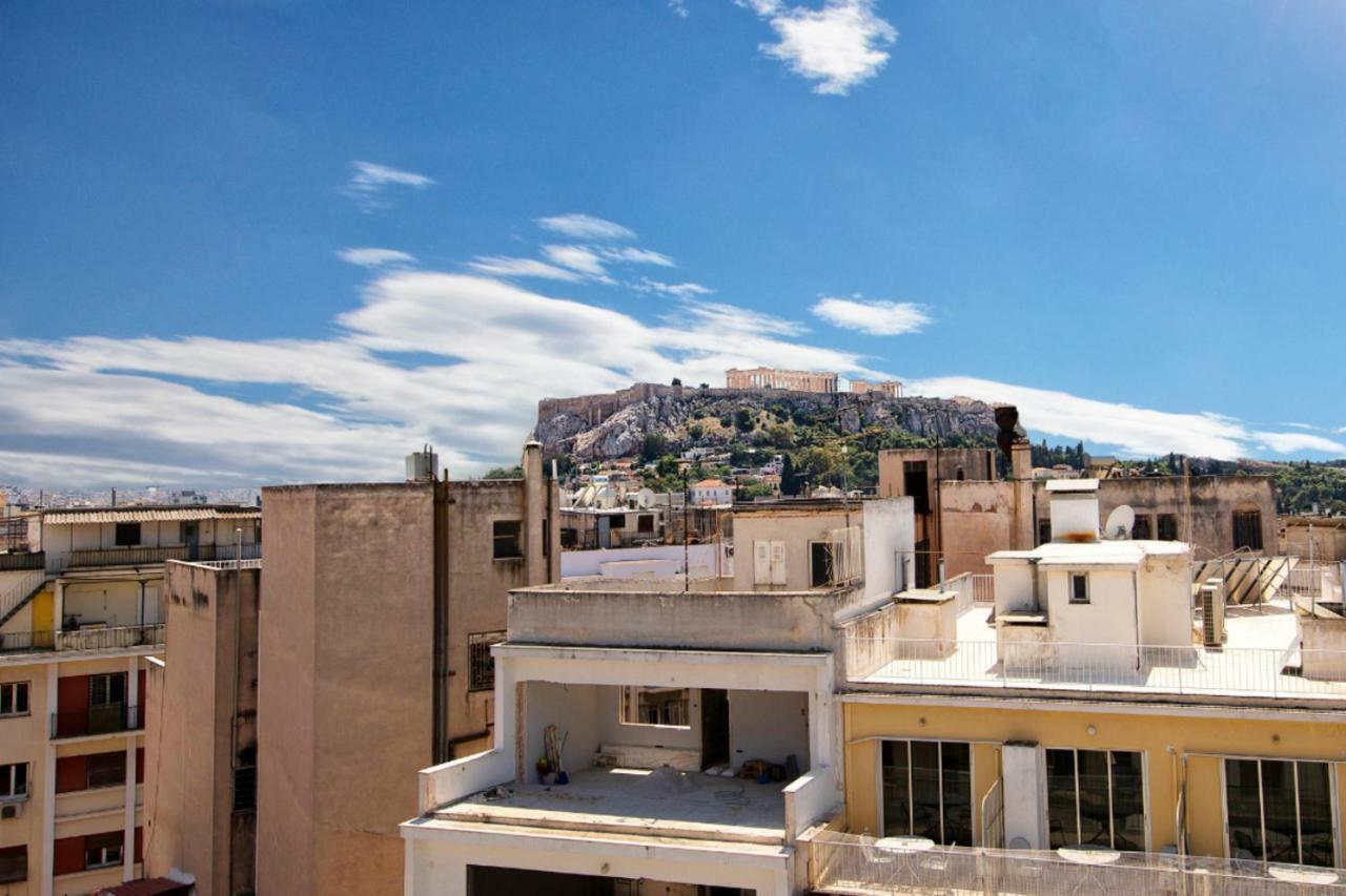 Topfloor Stylish Apartment With Acropolis View! Athens Luaran gambar